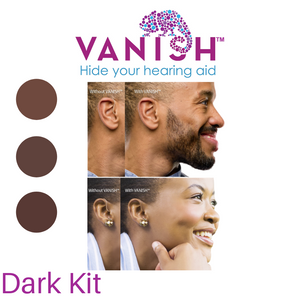 VANISH Dark Dye Kit for Hearing aids - Vanish - Hide Your Hearing Aid